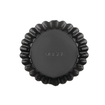 Deep Fluted Non-Stick Quiche Pan 10cm with Removable Base | Vogue 3