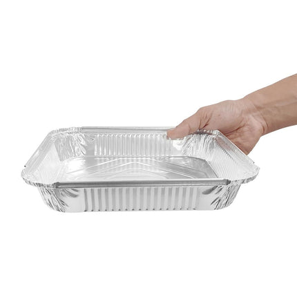 Shallow Recycleable Aluminium Foil Containers 1580ml | Fiesta 3