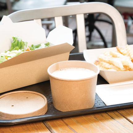 Compostable Paper Soup Cups 340ml 98mm Diameter | Fiesta 5
