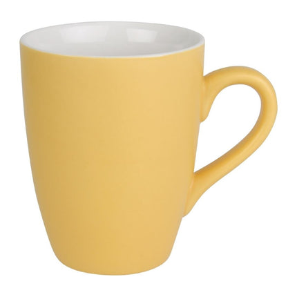 Pastel Porcelain Mug Yellow 34cl | Olympia