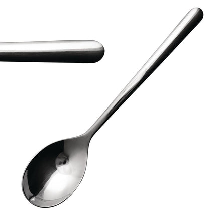 Polished Stainless Steel Table Spoons 18/0 | Comas Cuba | 12 Pieces