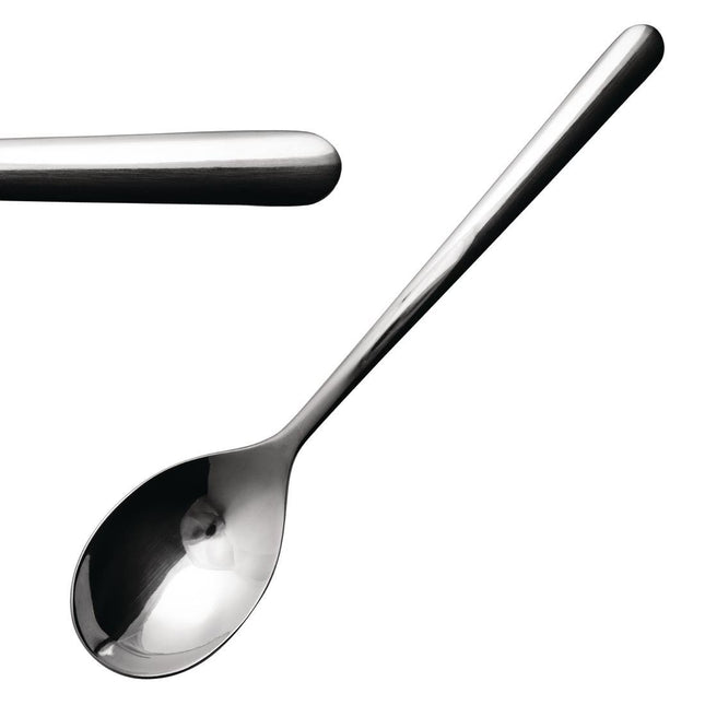 Polished Stainless Steel Table Spoons 18/0 | Comas Cuba | 12 Pieces