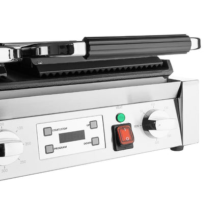 Double Contact Grill Ribbed and Flat Plates | Buffalo 6