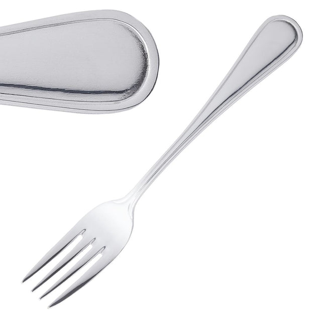 Dessert Forks Polished 18/0 Stainless Steel | Olympia Mayfair | 12 Pieces