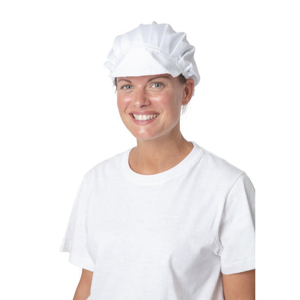 Poly-Cotton Chef Hat with Visor White | Whites 2