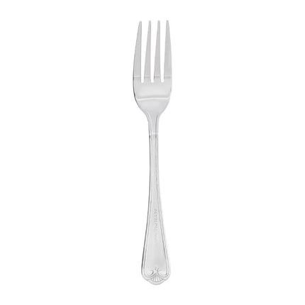 Dessert Forks | Olympia Jesmond | 12 Pieces | Polished 18/0 Stainless Steel with Shell Pattern Handle 4