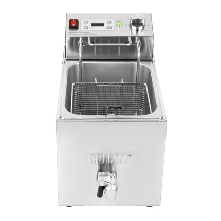 Single Electric Fryer with Timer | Buffalo | 8L Tank | 2.9kW Element 7