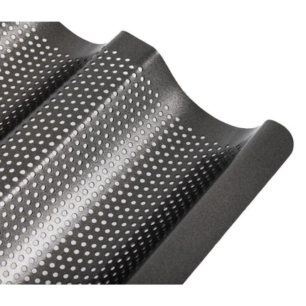 Perforated Non-Stick Baguette Baking Tray | MasterClass 3
