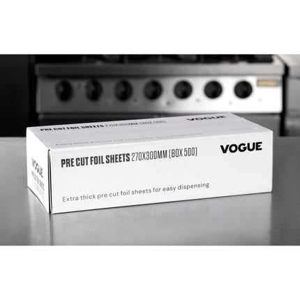 Aluminum Foil Sheets 270x300mm | Vogue | Box of 500 7