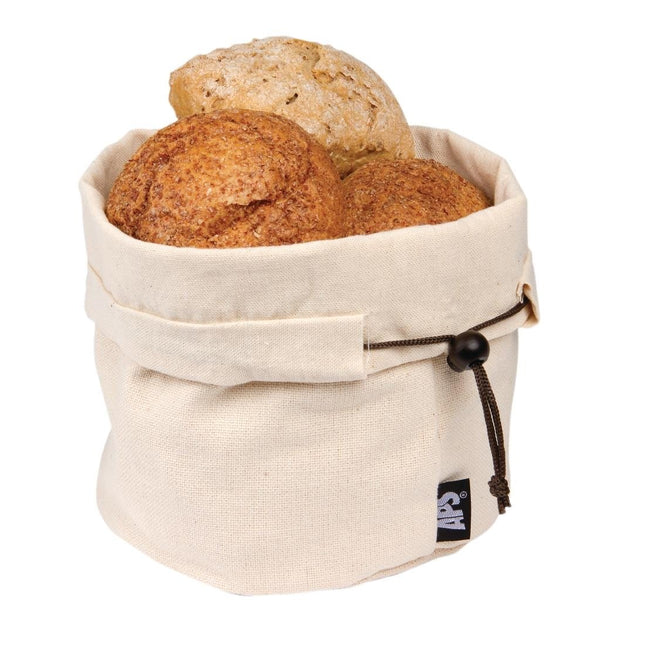 Bread Basket with Cherry Pit Cushion | APS | Beige