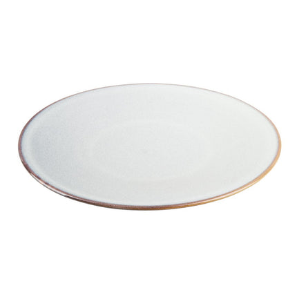 Grey Plain Coupe Plates 280mm | Olympia Drift | Porcelain