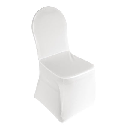 Stretch Jersey Chair Cover White | Bolero