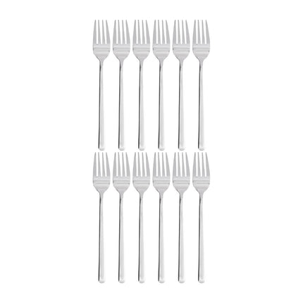 Henley Polished Stainless Steel Dessert Forks (12 pcs) | Olympia 6