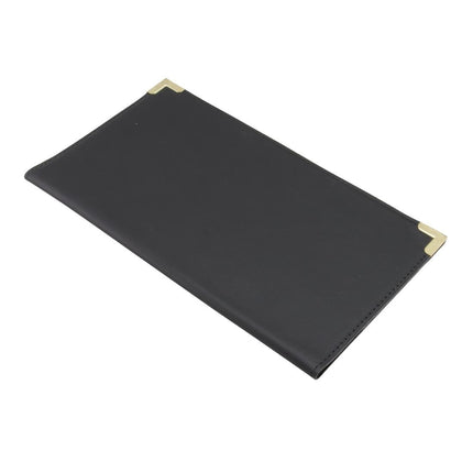 Classic Black Leather Bill Presenter | Securit 5