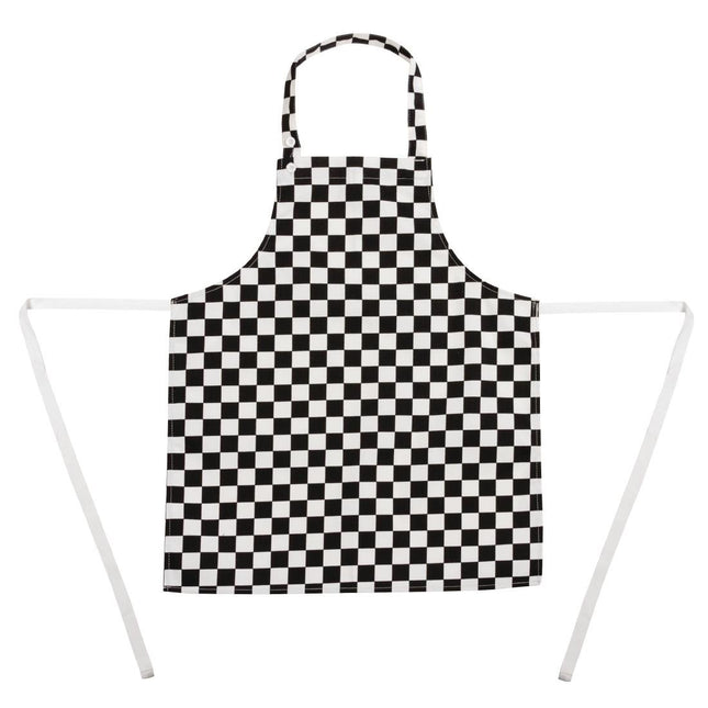 Children's Apron Black and White Checkered | Whites