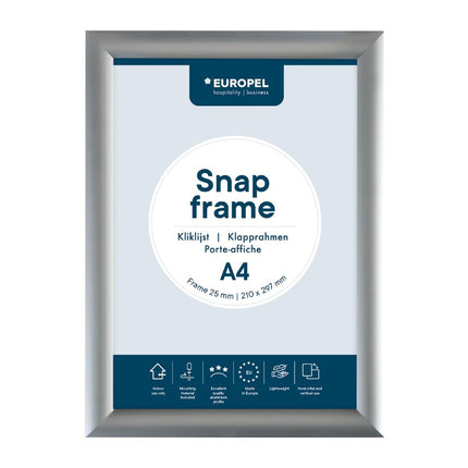 Click Frame A4 25mm Silver | Europel