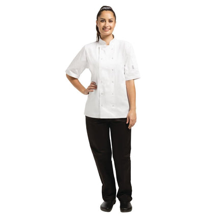 Short Sleeve White Chef Jacket S | Whites Vegas 4