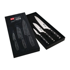 3-Piece Knife Gift Set VG-10 Damascus Steel | Vogue Tsuki Series 7