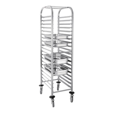Stainless Steel GN 1/1 Rack Trolley 20 Shelves | Vogue 2