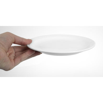 Whiteware Plates with Narrow Rim 20.2cm | Olympia | Set of 12 5