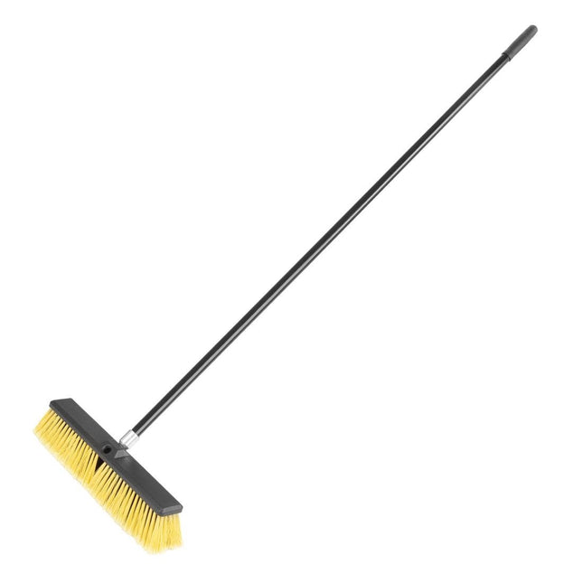 Heavy-Duty Floor Broom with Handle 18" | Jantex