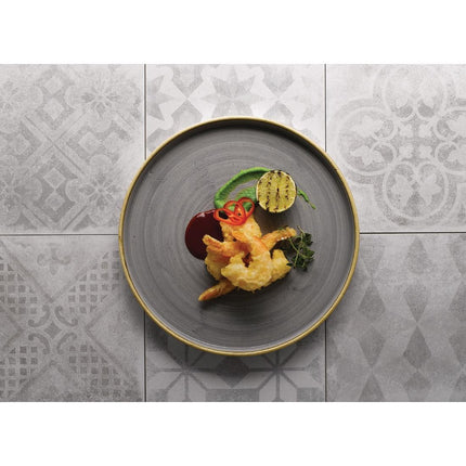 Stonecast Grey Rimmed Plate 25.9cm | Churchill 4