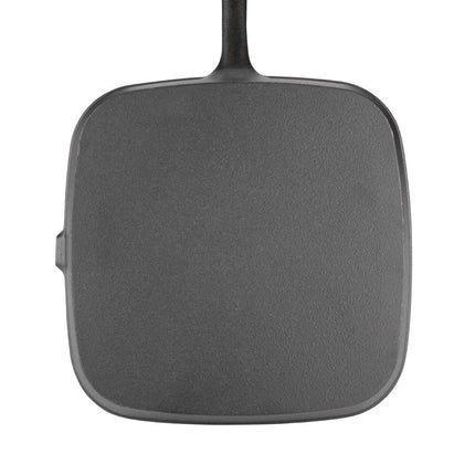 Vogue Square Cast Iron Induction Grill Pan | 24.1 cm | Ribbed Surface 7