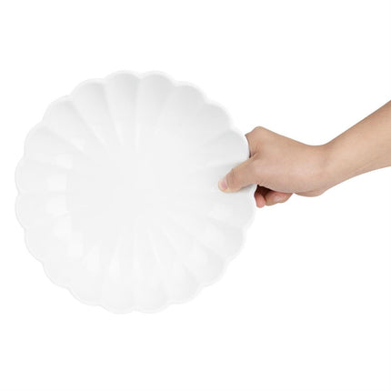White Scalloped Bowls 230mm | Olympia Bloom | Set of 6 5
