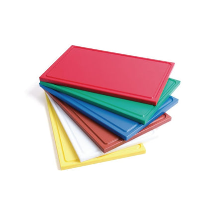 HDPE Cutting Board with Juice Groove Blue | Gastro M GN1/2 2