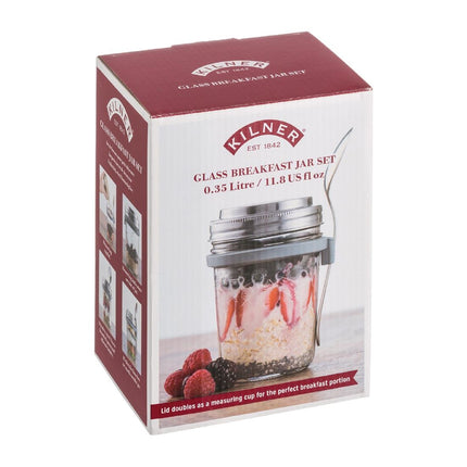Glass Storage Jar Set for Breakfast Foods | Kilner | 6 Pieces 2