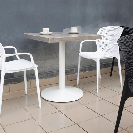 Bolero Cast Iron Round Table Base White 548x728mm 6