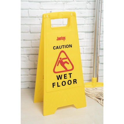Foldable Warning Sign "Slippery Floor" 64cm | Jantex 5