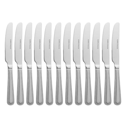 Dessert Knife with Bead Edge | Olympia Bead | 12 Pieces | High Gloss 18/0 Stainless Steel 4