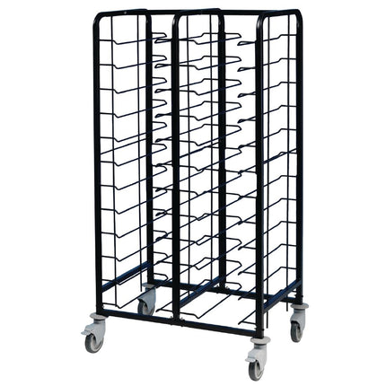 Powder-Coated Serving Trolley with 24 Trays | EAIS