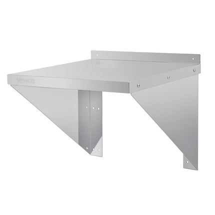Stainless Steel Oven/Microwave Wall Shelf 56x46cm | Vogue 2