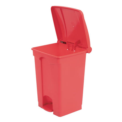 Hands-Free Red Pedal Bin 45L | Jantex 4