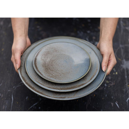 Blue Coupe Plates 180mm | Olympia Ember Collection 7