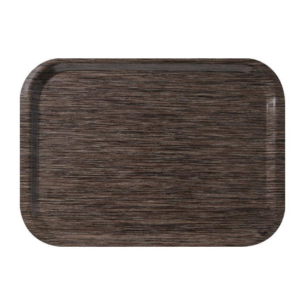 Melamine Fast-Food Tray 375x265mm Wengé | Roltex