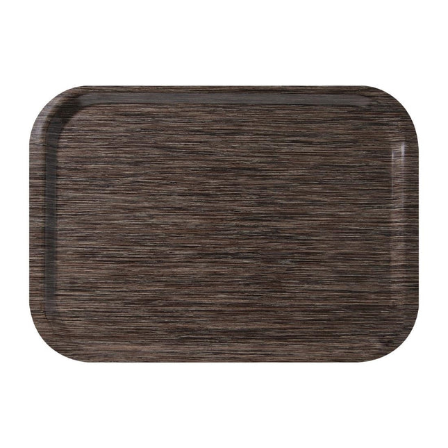 Melamine Fast-Food Tray 375x265mm Wengé | Roltex