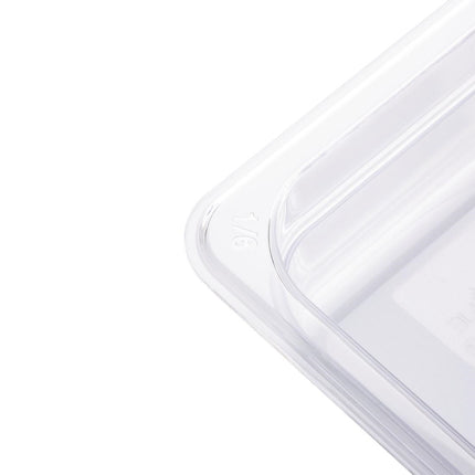 Polycarbonate Gastronorm Container Transparent 65mm | Vogue | GN 1/6 4