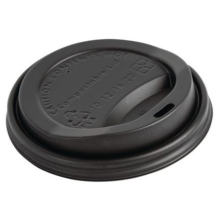Compostable Coffee Cup Lids for 34cl Cups | Fiesta | 1000 Pieces