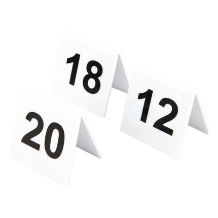 Olympia Plastic Table Numbers 11-20 2