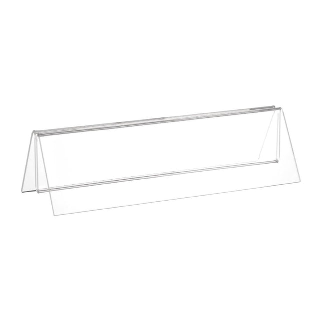 A5 Triangular Acrylic Menu Holder | Olympia 2