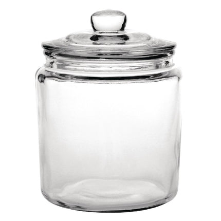 Glass Storage Jar 3.8L with Lid | Olympia
