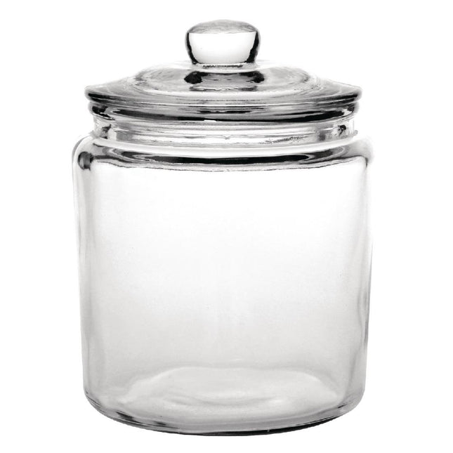 Glass Storage Jar 3.8L with Lid | Olympia