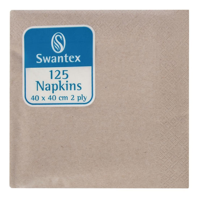 Compostable Kraft Dinner Napkins 40cm