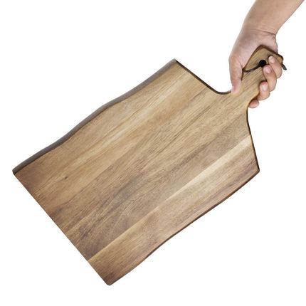 Acacia Wood Serving Board with Wavy Edge 35.5x25 cm | Olympia 2