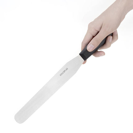 Straight Palette Knife 25.5cm with Flexible Stainless Steel Blade | Hygiplas 2
