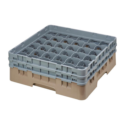 Dishwasher Rack with 36 Compartments | Cambro Camrack | Max Glass Height 13.3 cm