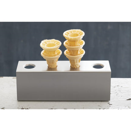 Stainless Steel Ice Cream Cone Holder | APS 7